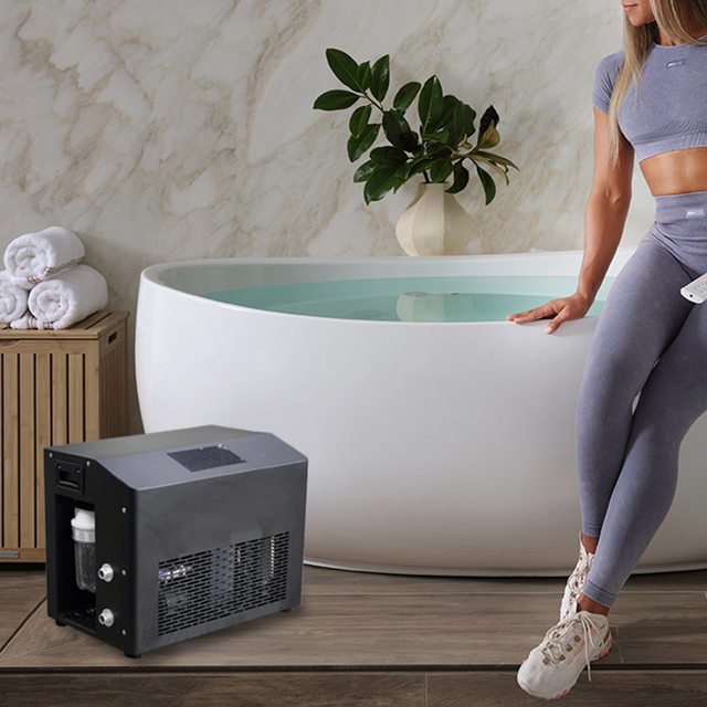 Commercial Recirculating Immersion Chiller Cooling Water System with Pump and Motor Cold Plunge Ice Tub Recovery