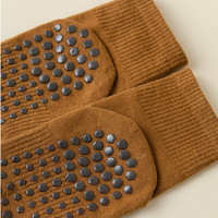 Chaussettes de Pilates de danse de ballet pour femmes Grip 5 Toes Chaussettes de yoga antidérapantes