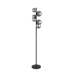<span class=keywords><strong>Lampe</strong></span> sur pied en <span class=keywords><strong>verre</strong></span> <span class=keywords><strong>fumé</strong></span> et métal au design moderne et luxueux, 3000K, 155cm, 6 ampoules, <span class=keywords><strong>à</strong></span> vendre - Product Image 4