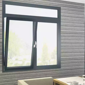 Cadres de fenêtres en verre d'extérieur, <span class=keywords><strong>fenêtre</strong></span> à <span class=keywords><strong>battant</strong></span> simple en alliage d'aluminium moderne pour appartement et hôtel - Product Image 6