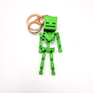 อุปกรณ์เสริม<span class=keywords><strong>รูป</strong></span>กะโหลกศีรษะฮาโลวีนสำหรับ3D Minecraft พวงกุญแจพีวีซีพิมพ์ลายอุปกรณ์เสริมที่สามารถเคลื่อน<span class=keywords><strong>ย</strong></span>้า<span class=keywords><strong>ย</strong></span>ได้ - Product Image 4