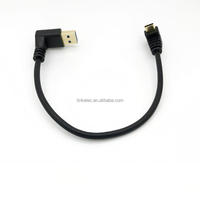 Kabel konektor Transfer Data, harga murah 2m Usb3.0 Am Up Angle ke TYC C Up Down sudut 90 derajat