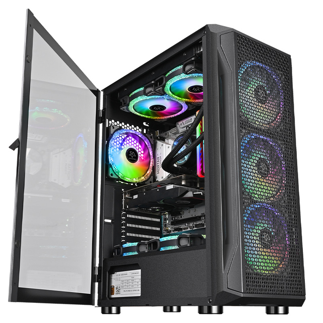SNOWMAN 2025 Factory Wholesale E-ATX M-ATX MINI-ITX Tower Gaming Glass PC Case Desktop Computer PC Cabinet Gaming Chassis