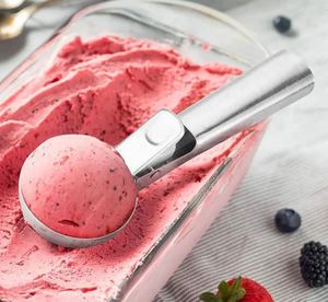 Multifunctional Ice Cream Scoops Stainless Steel Dual-Purpose Scoop Fruit Watermelon Spoon Ball Scoop Household Ice Cream <b>Tools</b> - Product Image 1