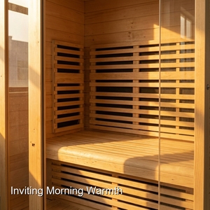 Sauna Prefabbricata Personalizzata con Pannelli Modulari di Facile Montaggio, Stufa Harvia e Apparecchi di Illuminazione Antivapore Inclusi - Product Image 5