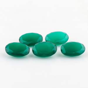 YASHEE Piedra Preciosa de Ónix Verde Natural 18X13 MM Corte Oval Brillante para Joyería - Product Image 3