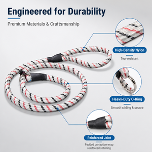 Striped Nylon Western <b>Dog</b> <b>Leash</b> Heavy Duty Durable Reflective Simple Design for <b>Dogs</b> Cats and Birds - Product Image 4