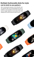 Le plus récent bracelet intelligent M8 0.96 pouces Fitness Sport Tracker pour hommes montres podomètre santé données bracelet étanche