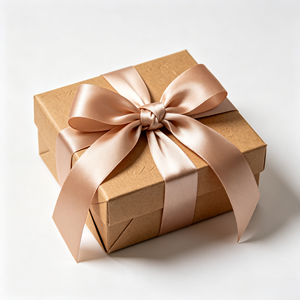 Ruban en satin rose café neutre minimaliste, nœud personnalisé en gros pour boîte cadeau de fête, décoration de bijoux - Product Image 5