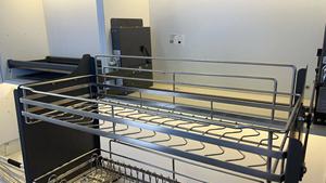 Rak dapur tersembunyi hidrolik, keranjang tarik ke bawah rak untuk lemari sistem rak, perangkat keras 600 700 800 900 - Product Image 2