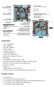 Hot Holybro <span class=keywords><strong>Kakute</strong></span> <span class=keywords><strong>F4</strong></span> V2.4 MPU6000 FPV FC FPV Drone Controlador de vuelo - Product Image 6