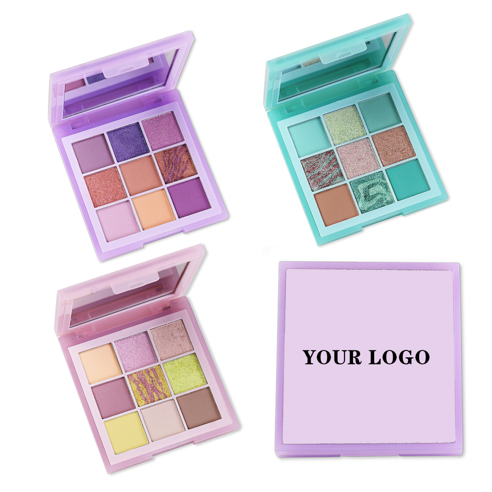 Палитра теней для век, 9 цветов