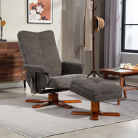Sofá de Tela de Lino de Estilo Europeo para Sala de Estar de Lujo, Silla Reclinable en Venta