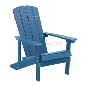 Sıcak satış açık sert plastik ahşap bahçe adirondack sandalyeler plaj kontrplak sandalyeler