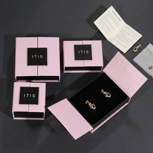 Boîte à <span class=keywords><strong>bijoux</strong></span> de luxe en forme de livre à double ouverture magnétique, élégante boîte de rangement <span class=keywords><strong>pour</strong></span> colliers et bracelets, emballage cadeau <span class=keywords><strong>pour</strong></span> <span class=keywords><strong>bijoux</strong></span> - Product Image 1