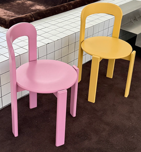 Silla de <span class=keywords><strong>comedor</strong></span> de madera maciza moderna, silla de escritorio apilable con respaldo, silla de café para <span class=keywords><strong>muebles</strong></span> del hogar - Product Image 5