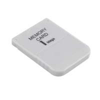 Carte mémoire officielle de 1 Mo pour PS1 - Carte de stockage de données de sauvegarde de jeu