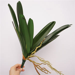 Hojas de Phalaenopsis de Primera Calidad con Tacto Real, Decoración Floral para Bodas, Acción de Gracias, Pascua, Hogar, Planta Artificial Ecológica - Product Image 2