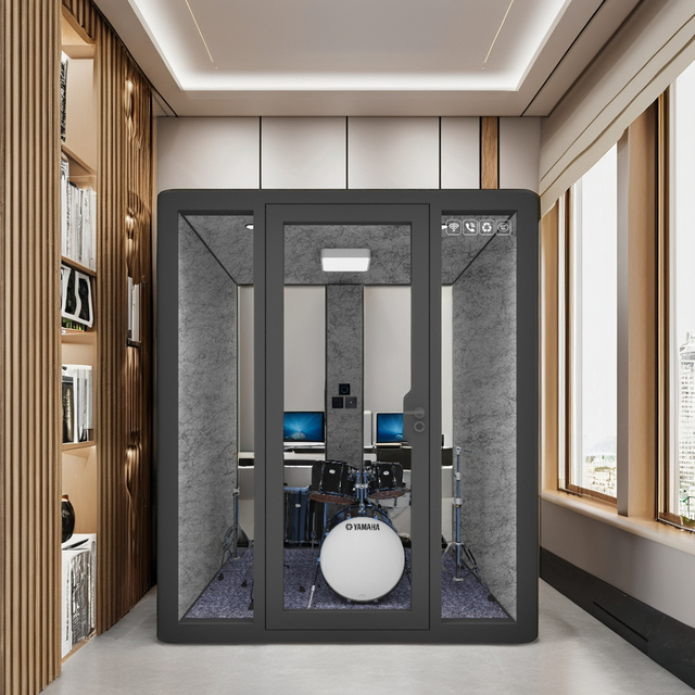 Compact Ultra Quiet Mini Soundproof Room Mini Studio Booth Mobile Sound Recording Outdoor Office Pods for Sale