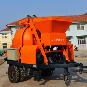 เครื่องผสมคอนกรีตแบบเคลื่อนที่พร้อมรีโมทคอนโทรลและเครื่องสูบน้ำคอนกรีตแบบต่างๆ - Product Image 5