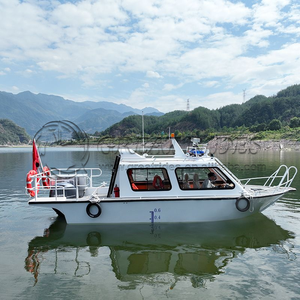 Nuevo diseño Precio bajo 6,5 <span class=keywords><strong>metros</strong></span> 21,3 pies <span class=keywords><strong>8</strong></span> asientos Barco patrullero <span class=keywords><strong>de</strong></span> aluminio grueso Barco <span class=keywords><strong>de</strong></span> alta velocidad <span class=keywords><strong>con</strong></span> cabina - Product Image 5