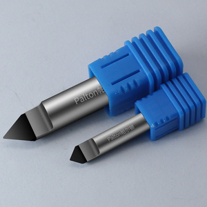 Palton 6mm PCD Single Flute PCD Diamond V Bit End <strong>Mill</strong> Cutter CNC Marble Stone Engraving Cutting Machine - Product Image 3