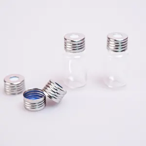 18mm 10ml 20ml Screw Thread Headspace Sample Vials and caps round bottom chromatography vial