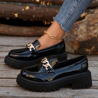 Zapatos de Plataforma con Cordones Negros para Mujer, Zapatos Deportivos Casuales con Plataforma y Cordones para Aumentar la Estatura