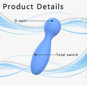 Vibradores de varita de silicona masajeador de cuerpo completo eléctrico inalámbrico; Juguete sexual personal masajeador de varita externo recargable - Product Image 3