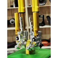 INCA - Horquilla Delantera de Acero Personalizada para Motocicleta, 41 mm, para Reequipamiento/Actualización, Universal, Garantía de Un Año, CN/GUA