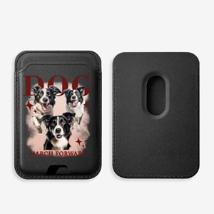 Professional Oem/Odm Customizable Material Color Logo Pu Leather Mobile Phone Back <b>Wallet</b> Card <b>Holder</b> - Product Image 1