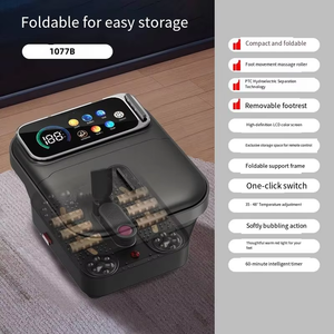 Dispositivo Portatile per Massaggio ai Piedi, Vasca Pieghevole con Bolle, Massaggiatore Elettrico Automatico per Pediluvio - Product Image 6