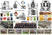 Hoogproductieve automatische 10/14-kops dimple multihead weegschaal verpakkingsmachine voor diepvriesvruchten, groenten en dumplings