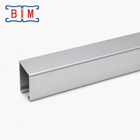 Profilés en C en acier au carbone pré-galvanisé à fentes et à dents, 41x62, 3m, standard, vente directe usine, supports de montage solaire, service de découpe