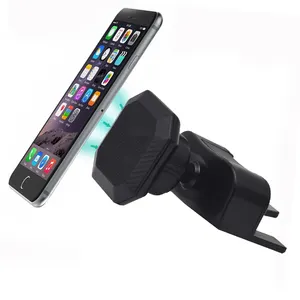 Top selling 360 adjustable Universal magnet Car CD Slot Stand for car Magnetic Square Pad Cell Phone Mount Holder