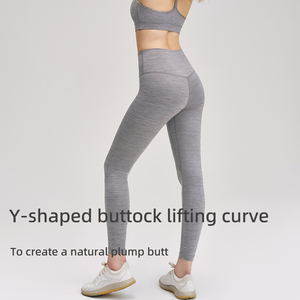 Pantalons de yoga taille haute pour femmes, pantalons de fitness extensibles anti-transpiration, séchage rapide, respirants, effet push-up, collants de sport - Product Image 3