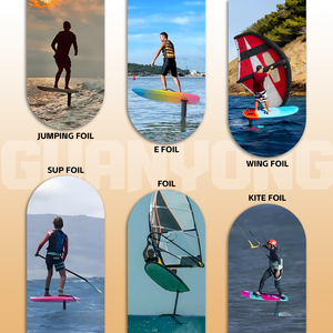 <b>Pump</b> Foil Hydrofoil Set GY1310 Carbon Front Wing with Aluminum Mast Easy Control for Beginner Water Riding - Product Image 3