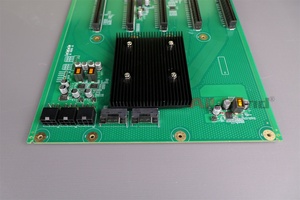 PEX88096 5-GPU PCle 4.0 Expansion Board, 5 Graphics Card Slots, <b>Workstation</b> Server Expansion Motherboard - Product Image 2