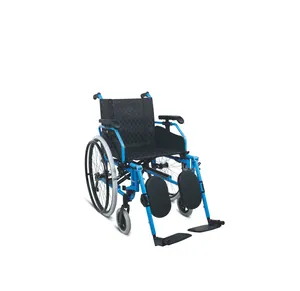 Sıcak satış yüksek kaliteli renkli elektrikli manuel katlanabilir tekerlekli sandalye CE