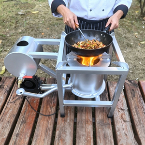 Vente mondiale en promotion : Réchaud de <span class=keywords><strong>camping</strong></span> extérieur sans fumée, brûleur à huile usagée avec souffleur 12V - Product Image 4