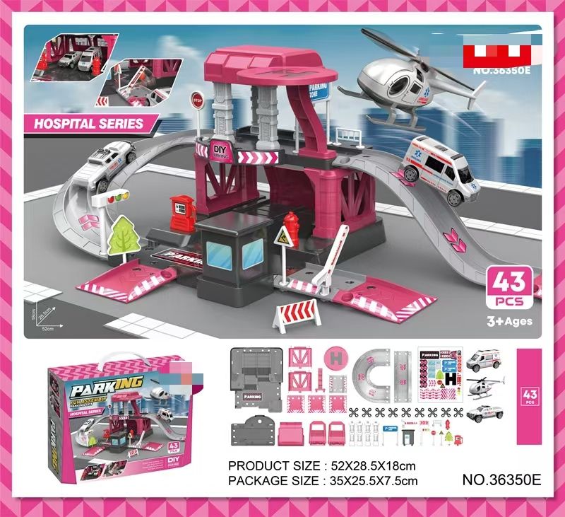 Hospital parking lot