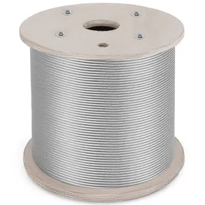 Ss304 7x19 Stainless Wire Rope 3mm Tensile Ss304 30mm 7x19 12mm Stainless Steel Cable Hangingwire Wire Steel Rope Used Steel Cordage Rigging
