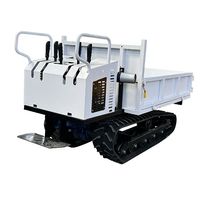 Série ZTTD Mini transporteur tout-terrain robuste Dumper sur chenilles en caoutchouc à chargement automatique
