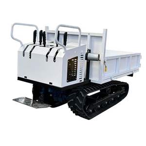 Сверхмощный вездеходный мини-транспортер серии ZTTD, самозагружаемый резиновый гусеничный самосвал - Product Image 4