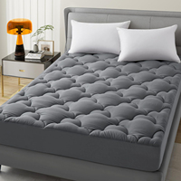 Surmatelas ultra doux Queen Size avec surmatelas intégré, épais et rembourré, protège-matelas respirant à poches profondes 8-21
