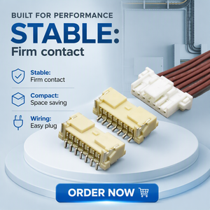 ขั้วต่อแบบ Crimp Wire-to-Board ระยะห่าง 2.0 มม. ความน่าเชื่อถือสูง ทางเลือกแทน JST PAL พร้อมตัวล็อคแบบปลอดภัย จำหน่ายจำนวนมาก - Product Image 1
