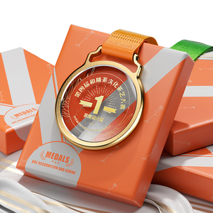Medaglia in Cristallo e Metallo Personalizzata, Premio Inciso per Competizioni di Scacchi, Medaglia d'Oro, Argento, Bronzo per Campioni Sportivi - Product Image 6
