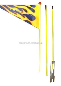 High Quality Custom Bike <b>Flags</b> Adjustable Height Safety <b>Flag</b> with Fiberglass Pole - Product Image 6