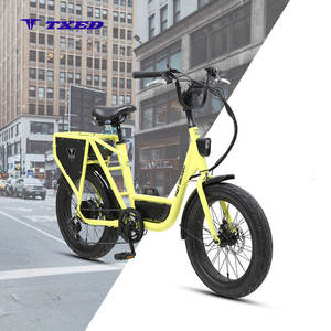 Vélo de livraison à moteur avant 250W, batterie lithium, frein à disque hydraulique 3 vitesses, cadre 20''x2.4'', livraison rapide II Long-Las - Meilleures ventes - Product Image 1