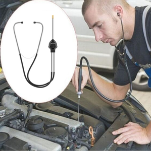 Stéthoscope à cylindre de voiture, kit stéthoscope mécanique portable à double tête en acier inoxydable de haute qualité, test du système électrique de la voiture - Product Image 5